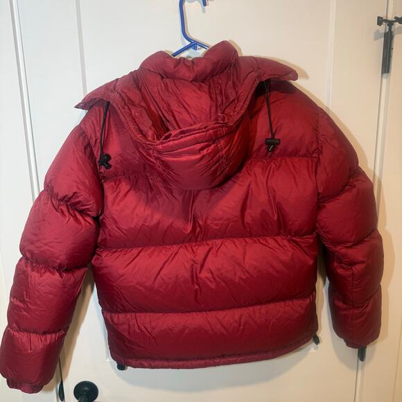 Vintage J. Crew Goose Down Puffer Jacket. Plaid Lined, Casual, Outdoor, Preppy M - Picture 3 of 11